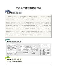 无机化工流程题解题策略--2024年高考化学答题技巧