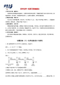 专题讲座（6）化学实验设计与探究（练）- 2024年高考化学大一轮复习【讲义+练习+专题】