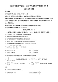 2023咸阳实验中学高二下学期第二次月考试题化学含解析