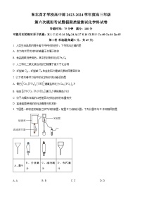 辽宁省沈阳市东北育才学校高中部2023-2024学年高三下学期第六次模拟考试化学试题