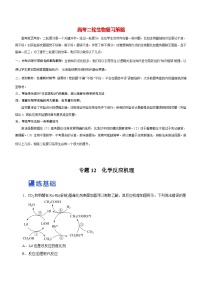 最新高考化学二轮复习讲练测  专题12 化学反应机理（练）