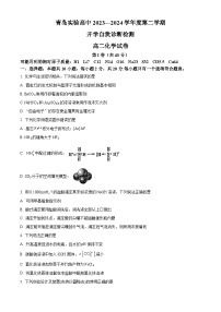 山东省青岛第十五中学2023-2024学年高二下学期期初考试化学试卷 （原卷版+解析版）