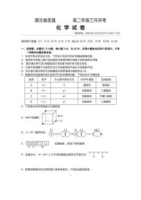 湖北省武昌实验中学2023-2024学年高二化学三月月考试卷