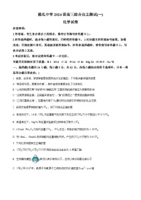 湖南省长沙市雅礼中学2024届高三下学期3月综合测试（一）化学试卷（Word版附答案）