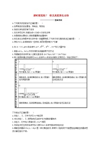 2025届高考化学一轮复习专项练习课时规范练7铁及其重要化合物