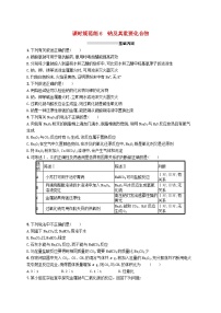 2025届高考化学一轮复习专项练习课时规范练6钠及其重要化合物