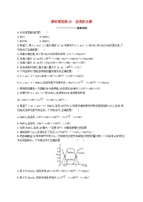 2025届高考化学一轮复习专项练习课时规范练25盐类的水解