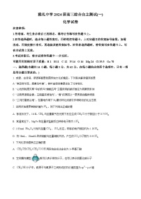 湖南省长沙市雅礼中学2024届高三下学期3月综合测试（一）化学试题 Word版含答案