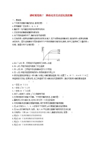 2025届高考生物一轮复习专项练习课时规范练7降低化学反应活化能的酶