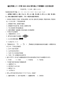 广东省湛江市第二十一中学2023-2024学年高二下学期第一次月考化学试卷（含答案）