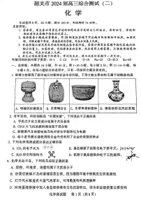 广东省韶关市2024届高三下学期二模化学试卷（PDF版附答案）
