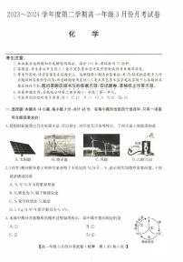 河北省沧州市十校2023-2024学年高一下学期3月月考化学试卷（PDF版附解析）