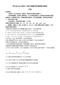 2024届河北省雄安新区雄安部分高中高三下学期一模化学试题