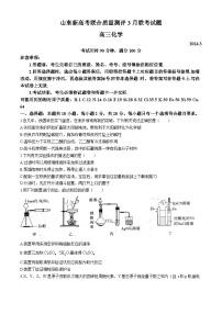 2024山东省新高考联合质量测评高三下学期3月联考试题化学含答案