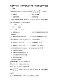 河南省南阳市华龙高中2023-2024学年高二下学期3月月考化学试题（含解析）