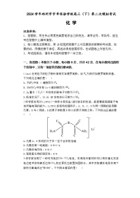 河南省郑州市宇华实验学校2024届高三下学期二模化学试题（Word版附解析）