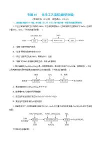 专题10   化学工艺流程(题型突破)(测试)-高考化学二轮复习讲练测（新教材新高考）