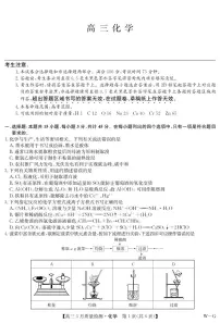 湖北省九师联盟2024届高三下学期3月质量检测(W-G)化学试卷