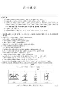 湖北九师联盟2024届高三下学期3月质检化学试卷+答案