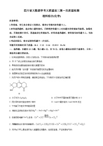 2024届四川省大数据学考联盟高三第一次质量检测理科综合试题-高中化学（原卷版+解析版）