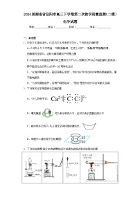 2024届湖南省岳阳市高三下学期第二次教学质量监测（二模）化学试题（含解析）
