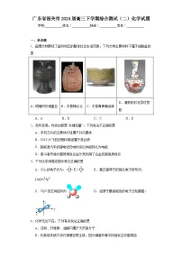 广东省韶关市2024届高三下学期综合测试（二）化学试题（含解析）