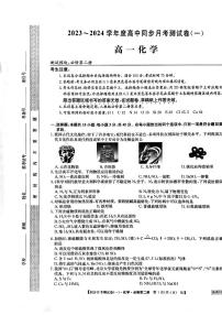 河南省周口市鹿邑县2023-2024学年高一下学期3月月考化学试题