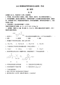 2024河南省青桐鸣联考高二下学期3月月考试题化学含解析