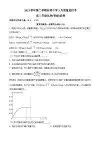 上海市向明中学2023-2024学年高二下学期3月质量监控考化学（等级）试卷（原卷版+解析版）