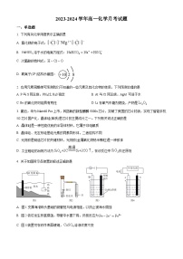 2024烟台莱阳一中高一下学期3月月考试题化学含解析