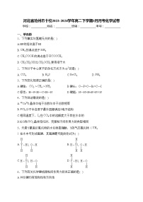 河北省沧州市十校2023-2024学年高二下学期3月月考化学试卷(含答案)