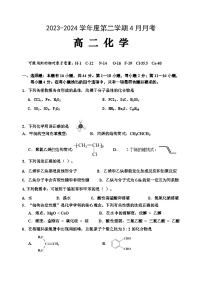 广东省信宜市某校2023-2024学年高二下学期4月月考化学试题