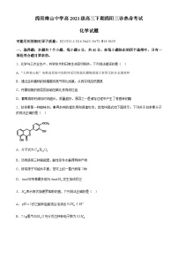 四川省绵阳中学2024届高三下学期绵阳三诊热身考试化学试题（含答案）