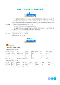 氧化还原反应的概念及规律--2024年高考化学压轴题专项训练