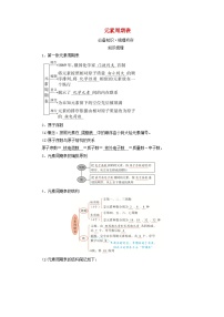 2025版高考化学一轮总复习教案第五章物质结构与性质元素周期律第十七讲元素周期表和元素周期律考点一元素周期表