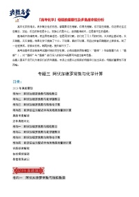 【题源解密】专题03  阿伏加德罗常数与化学计算-2024高考化学题源解密（全国通用）