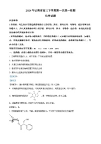 云南省2024届高三下学期一模化学试题（Word版附解析）