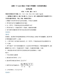 云南省曲靖市第一中学2023-2024学年高二下学期3月月考化学试题（Word版附解析）