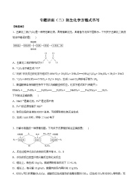 高考化学一轮复习讲练测专题讲座(二)陌生化学方程式书写(练)原卷版+解析