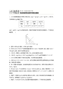 2022新高考化学微题型《加练半小时》第8章微题型74难溶电解质溶度积常数及图像