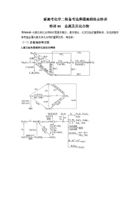 新高考化学二轮备考选择题高频热点特训习选择题专项突破专项突破08 金属及其化合物