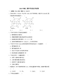 湖南省岳阳市岳阳县第一中学2023-2024学年高二下学期4月期中考试化学试题