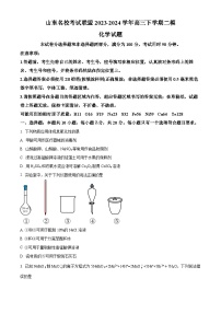 2024届山东省名校考试联盟高三下学期二模化学试题（原卷版+解析版）