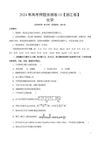 2024年高考押题预测卷—化学（浙江卷01）（考试版）