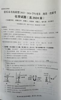 重庆市名校联盟2023-2024学年高三下学期第一次联考化学试题
