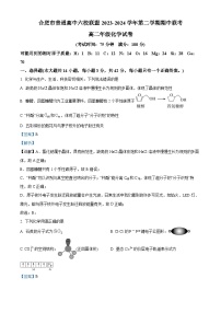 安徽省合肥市六校联盟2023-2024学年高二下学期期中联考化学试卷（Word版附解析）