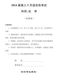 湖南省高中联盟2024届高三下学期5月适应性考试化学试卷+