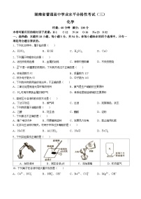 湖南省2024年普通高中学业水平合格性模拟考试化学仿真卷（三）试卷（Word版附答案）