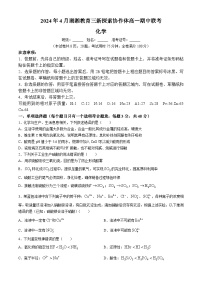 湖南省湖湘教育三新探索协作体2023-2024学年高一下学期期中联考化学试卷（Word版附解析）