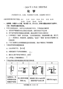 湖南省A佳教育2023-2024学年高三下学期模拟考试化学试题